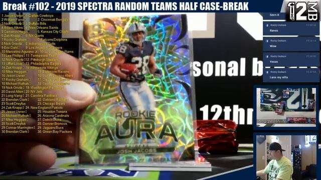 Break #104 2019 FOTL Spectra Random Serial Number Box Break смотреть онлайн