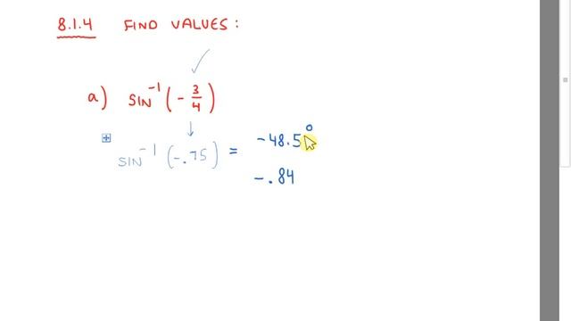 2412 8 1 Inverse Trig Functions смотреть онлайн