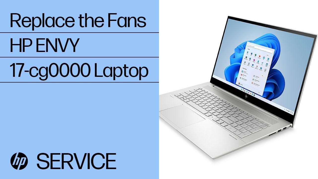 Replace the Fans | HP ENVY 17-cg0000 Laptop PC | HP смотреть онлайн