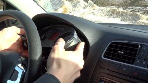 VW polo sedan / снятие приборки и стекла, размеры спидометра и бортовика