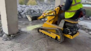 МиниП 3-20 Гусеничный погрузчик_снос здания