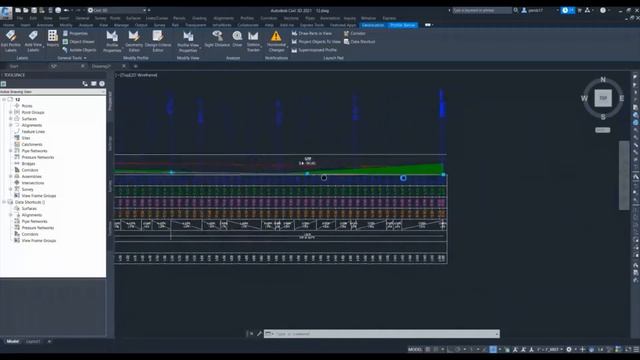 Civil 3D - Profile View Part-3 Dynamic Hatch смотреть онлайн