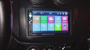 Замена штатной магнитолы Шевроле Авео на 7023B.