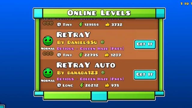 снова играю в geometry dash прошёл один хард один изи один нормал😱😱😱😱😱😱😨💯 смотреть онлайн