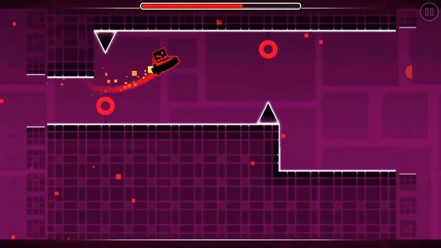 играю Geometry Dash)!не обычный уровень !?! странно смотреть онлайн