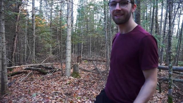 Building A Log Cabin | Ep. 2 | Struggling to Bring Down Some Heavy Trees by Hand смотреть онлайн