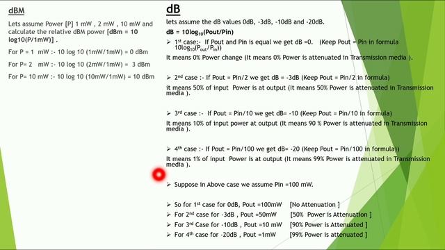 Difference between dB and dBm ? dB , dBm, dBW . [Absolute Power and Relative Power ] смотреть онлайн