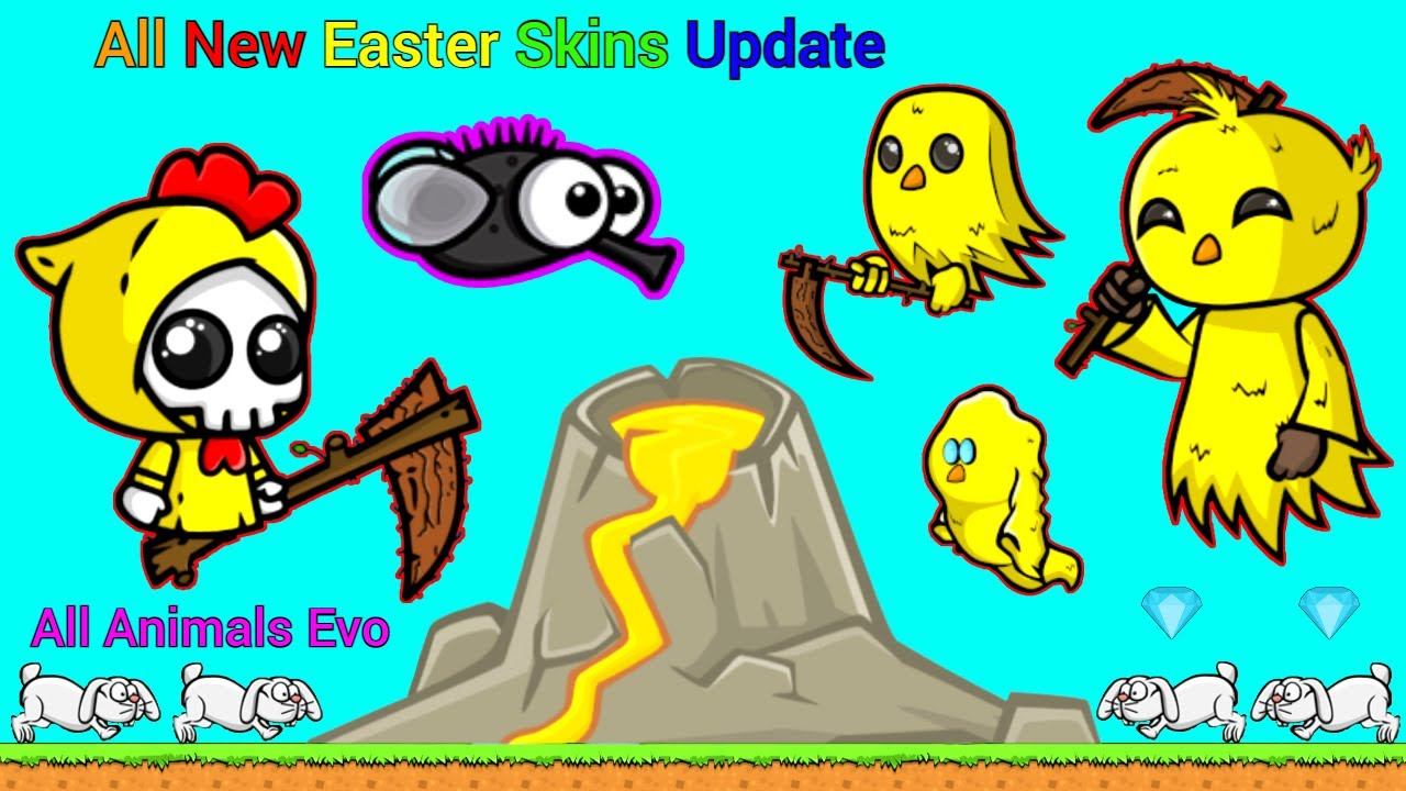 New Easter Update New Easter Reapers Skins in Game And All Animals Evolution (EvoWorld.io) смотреть онлайн