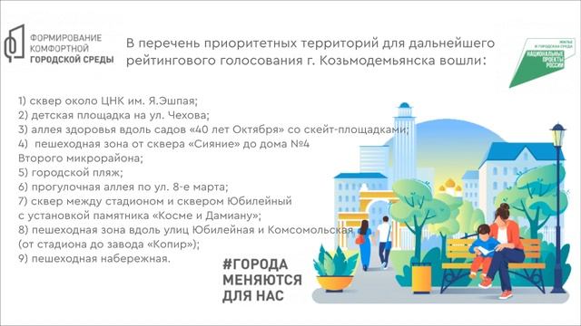 Козьмодемьянск. Комфортная городская среда смотреть онлайн