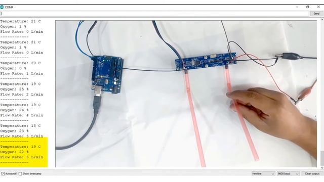 Oxygen Concentration and Flow Rate - Precision Medical Sensor with Arduino Uno смотреть онлайн
