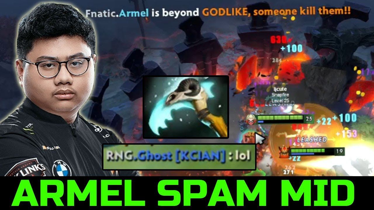 ARMEL SPAM HERO IN 8 GAMES - SCYTHE OF VYSE SNAPFIRE DOTA 2 смотреть онлайн