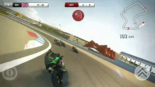SBK 16 _ Jonathan Rea in Laguna Seca - Android hd gameplay смотреть онлайн