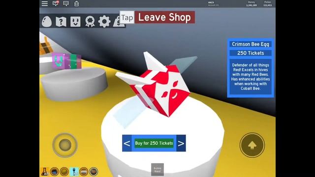 BUYING COBALT BEE FOR 250 TICKETS !!! l Roblox Bee swarm simulator смотреть онлайн