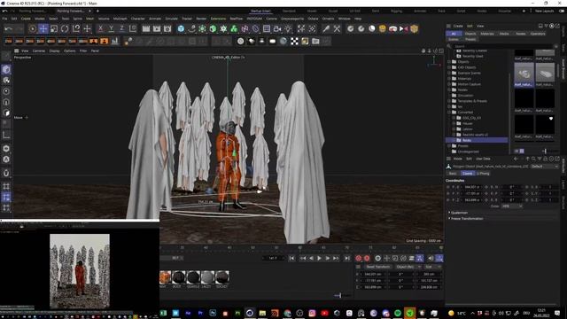 Astronaut Ghost I Everyday/Daily render I Cinema4D and Octane render Speedart I Damongraphics смотреть онлайн