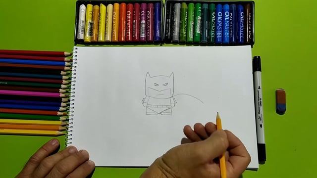 Рисуем Бэтмена / Новые серии про Бэтмена / Урок Рисования / Draw Batman / Drawing Lesson смотреть онлайн