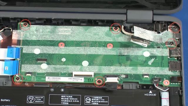Remove the System Board | HP Chromebook x360 11t-ae100 CTO and 11-ae000 | HP смотреть онлайн