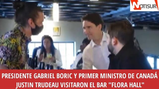 Justin Trudeau invitó a Gabriel Boric al Bar "Flora Hall" смотреть онлайн