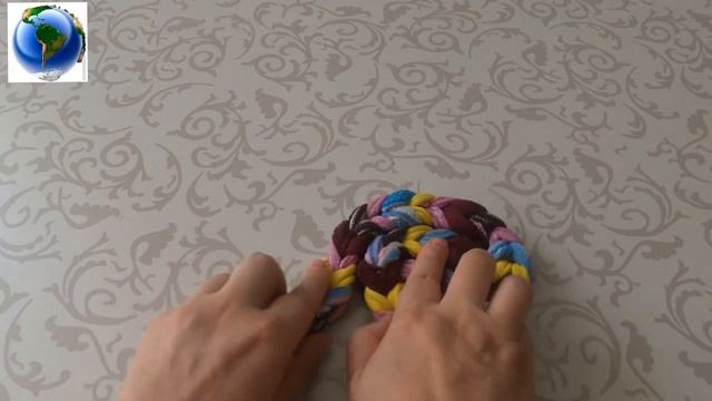 КОВРИК из НОСКОВ и ЛЕНТ Моя Мастерская Идеи для рук и для души смотреть онлайн