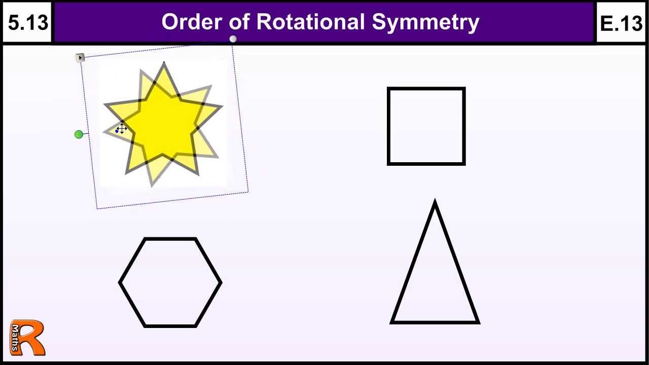 5.13 Order of Rotational Symmetry - Basic Maths GCSE Core Skills Level 5 & Grade E смотреть онлайн