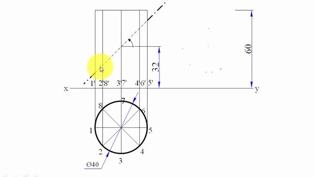 SECTION OF SOLID_CYLINDER_Problem 5 смотреть онлайн