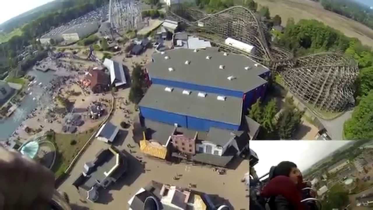 The High Fall, Movie Park | Germany | Аттракцион - Свободное падение видео