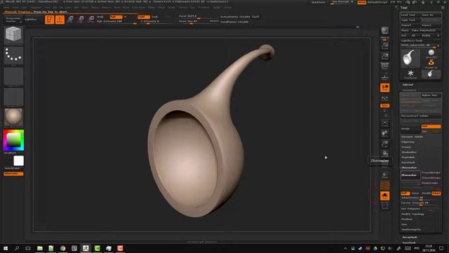 ZBrush | ZRemesher смотреть онлайн