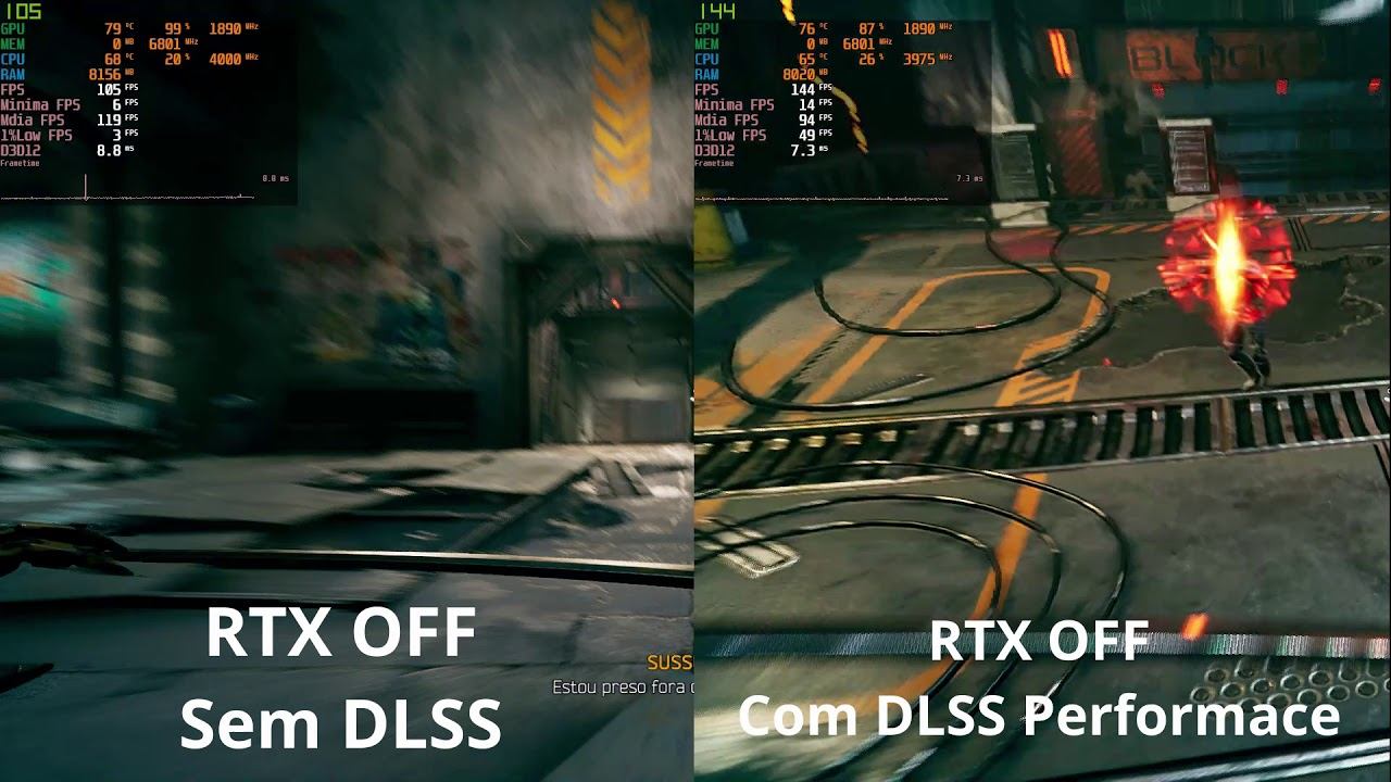 GhostRunner Ultra DLSS off RTX off vs DLSS performace e RTX off смотреть онлайн