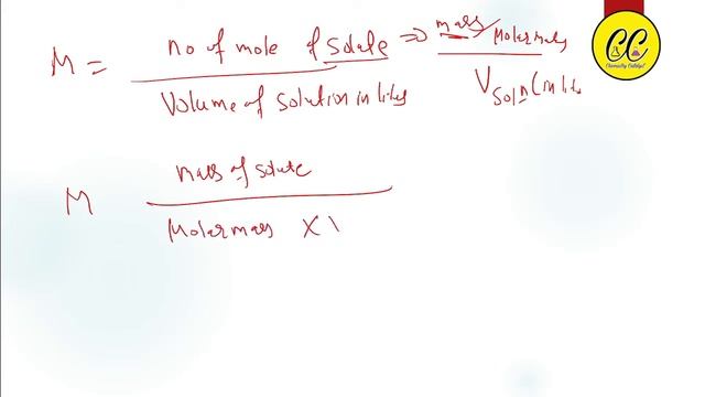 Solution Class 12 NCERT | intext Question 2.3 |Calculate the molarity of each of the following смотреть онлайн