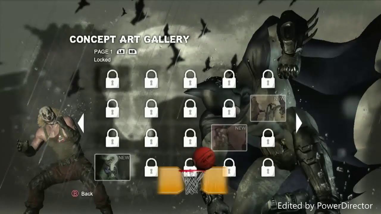 Batman: Arkham City Showing the Concept Art part 1 смотреть онлайн