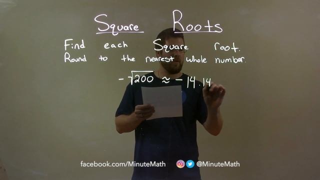 Find the Square Root round to the nearest whole number: -√200 смотреть онлайн