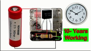 3.7v to 1.5v Circuit for any Wall Clock, Lifetime battery for Analog Clock, 3.7v to 1.5v Converter