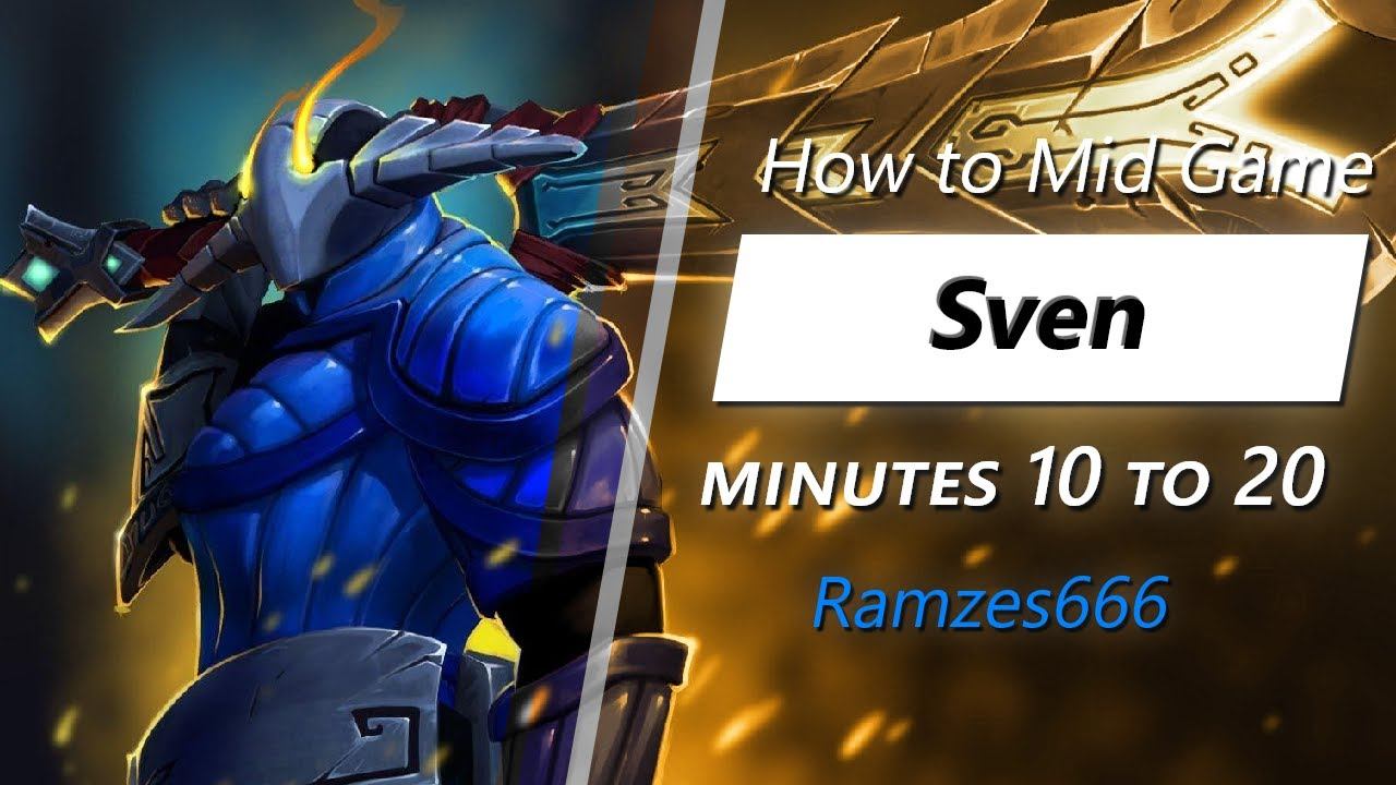 Own the mid game with Sven (feat. Ramzes666) | Minute 10 to 20 смотреть онлайн