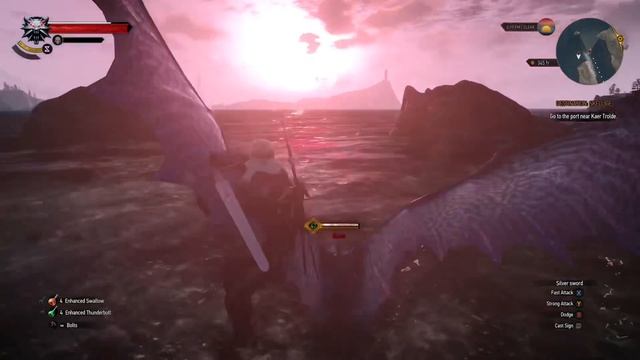 THE WITCHER 3 WILD HUNT NEXT GEN KILLING SIREN NEST смотреть онлайн