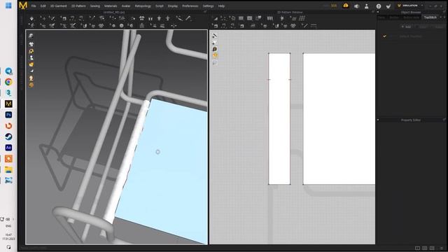 Modeling Wassily armchair in 3Ds Max and Marvelous Designer смотреть онлайн