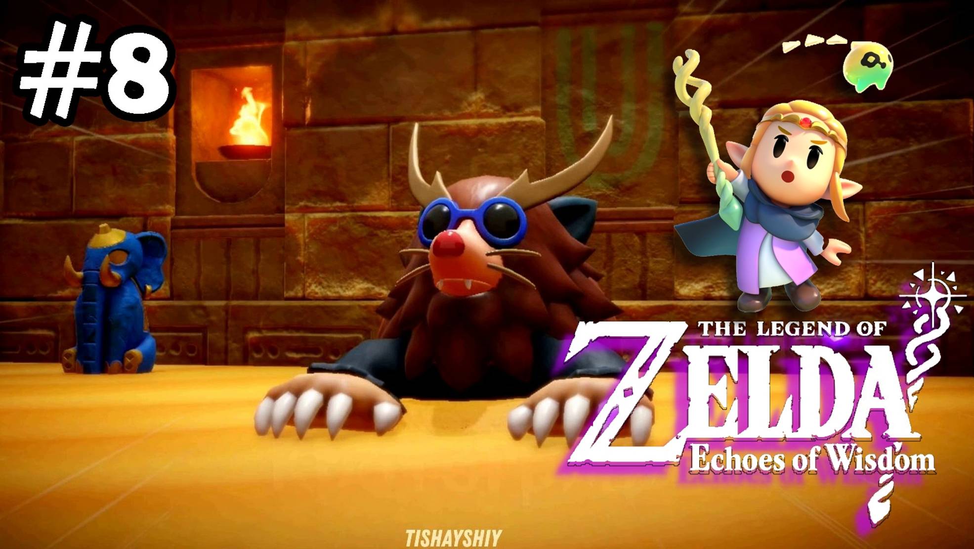 8 - Разрыв в пустыне Герудо 4/4. Святыня герудо. The Legend of Zelda Echoes of Wisdom смотреть онлайн