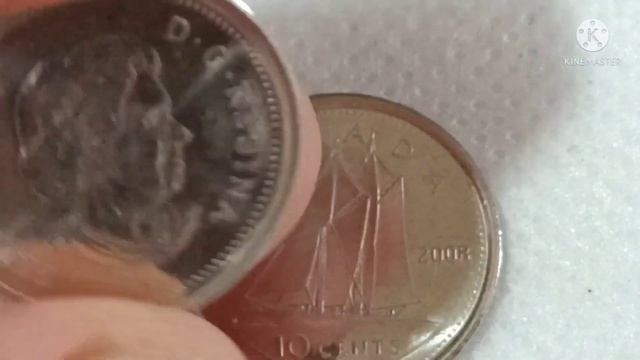 10 Cents 2005 & 2008 Canada Coins /Value смотреть онлайн