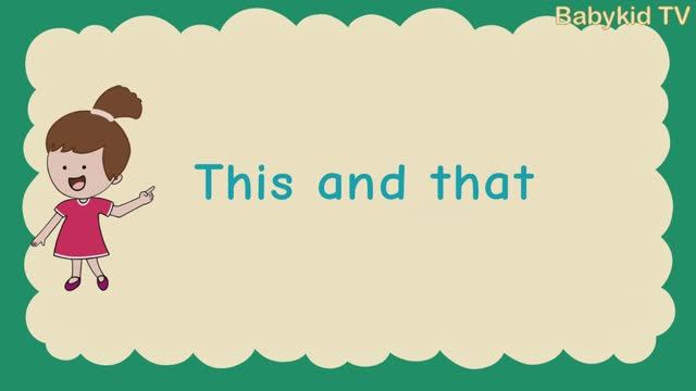 This That These Those song, demonstratives смотреть онлайн