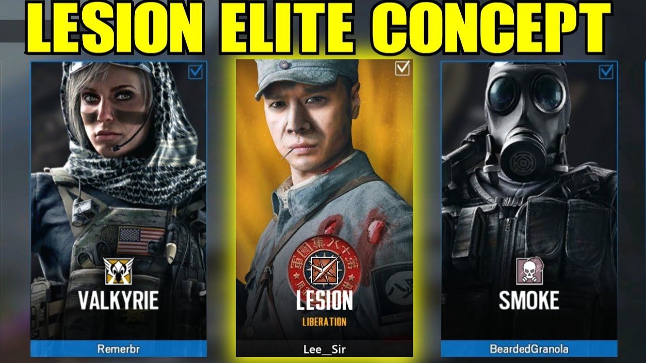 Rainbow Six Siege Lesion Elite Concept R6 смотреть онлайн