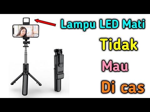 CARA MENGATASI LAMPU LED TONGSIS/TRIPOD S03 S MATI TOTAL ,TIDAK BISA DI CAS #tongsis #tripod #selfi смотреть онлайн