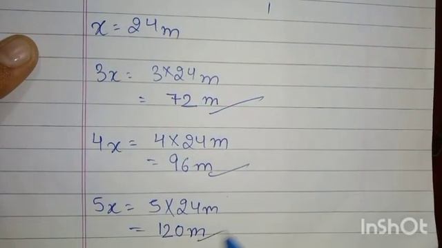 The perimeter of a triangle is 288m.Ratio of its side is 3:4:5. Find the area of the triangle #Math смотреть онлайн