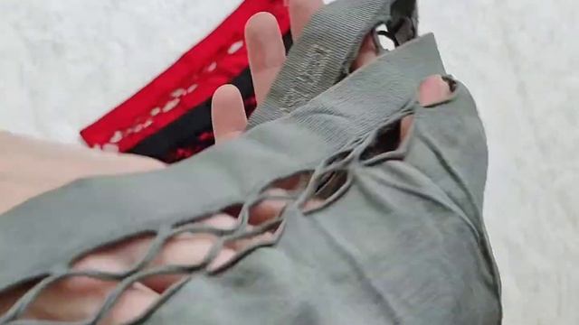 Трусики с оригинальным декором! смотреть онлайн