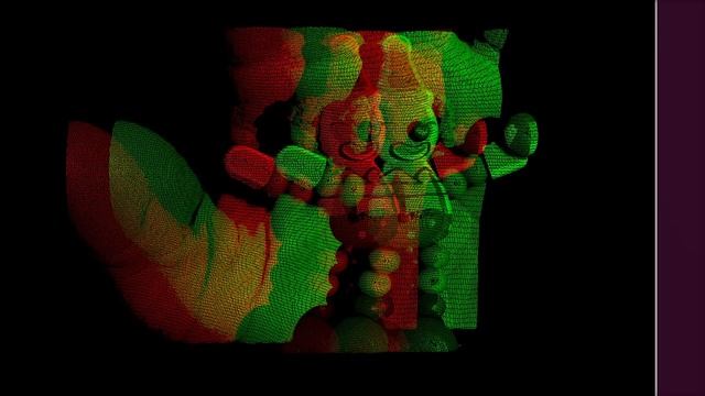 Anaglyph[red-green] stereophotogrammetric 3d shape measurement of a clown and human hand смотреть онлайн