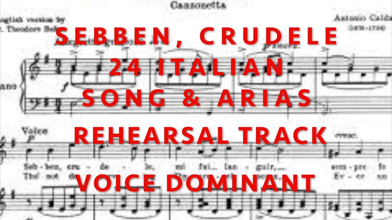 Sebben, crudele, Antonio Caldara. High, Em, Voice dominant. смотреть онлайн