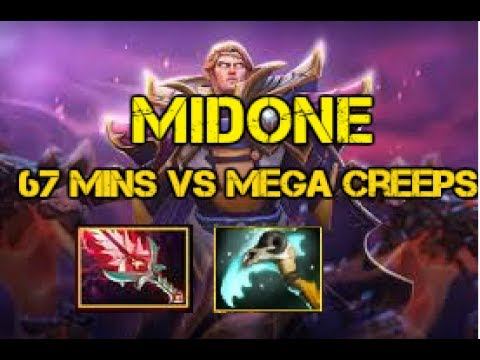 Midone [Invoker] - 67 mins game vs mega creeps - Dota 2 Gameplay Highlights 2017 смотреть онлайн