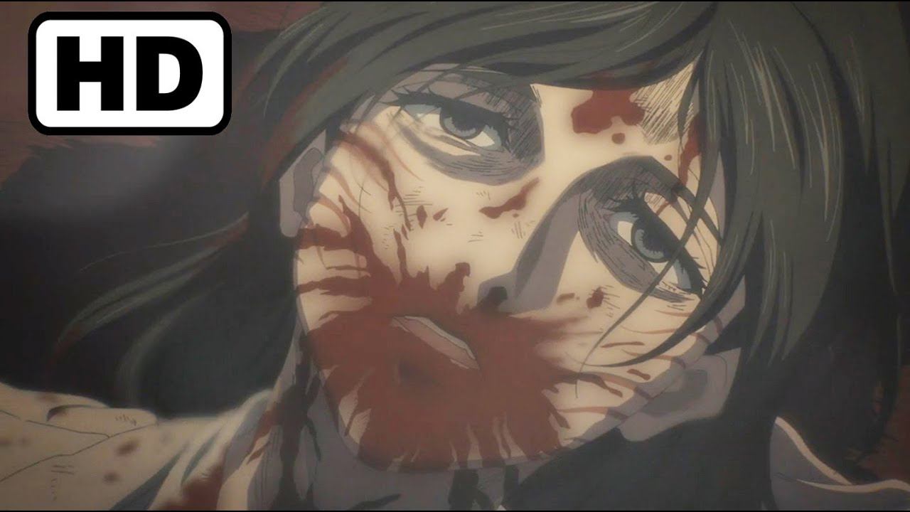 Pieck Dying | Jean & Survey Corps VS Cart Titan | Attack on Titan Season 4 смотреть онлайн