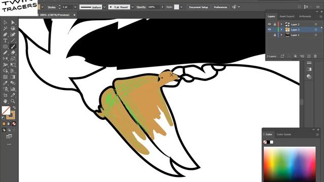 Vector Art Of Tiger | Logo Design | Adobe Illustrator | Twin Tracers смотреть онлайн