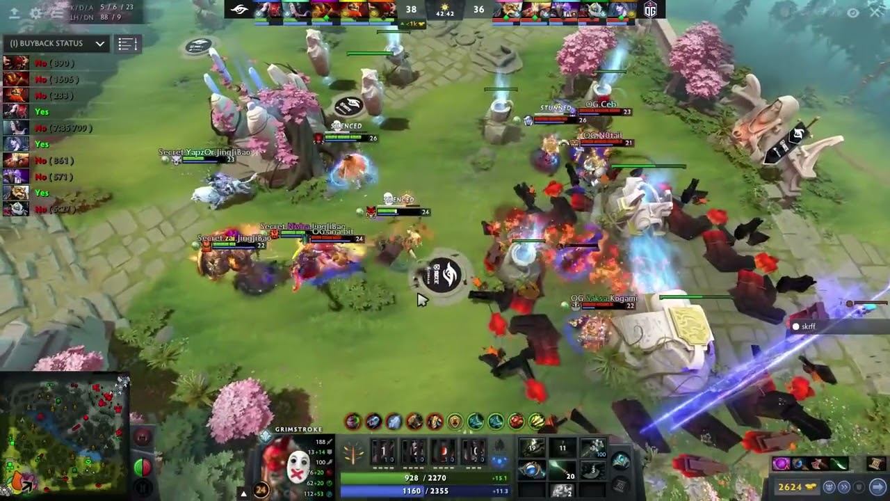 OG vs SECRET AMAZING GAME DPC EU DREAMLEAGUE S15 DOTA 2 смотреть онлайн