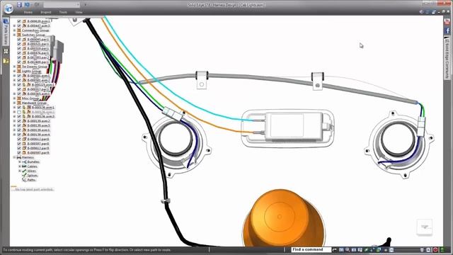 Wire Harness Design and Electrical Routing in Solid Edge смотреть онлайн
