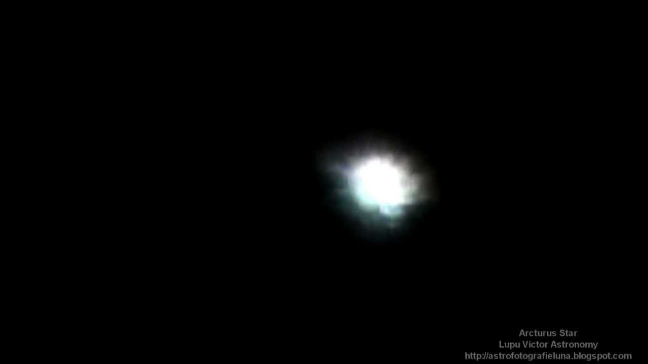 Arcturus star through my telescope video zoomed смотреть онлайн