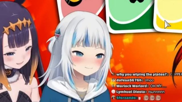 【RUS SUB】Цундере Гура вызывает странные чувства (˵ ͡° ͜ʖ ͡°˵)【Hololive EN】 смотреть онлайн